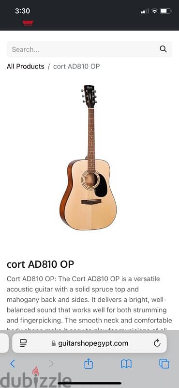 cort AD810 acoustic guitar