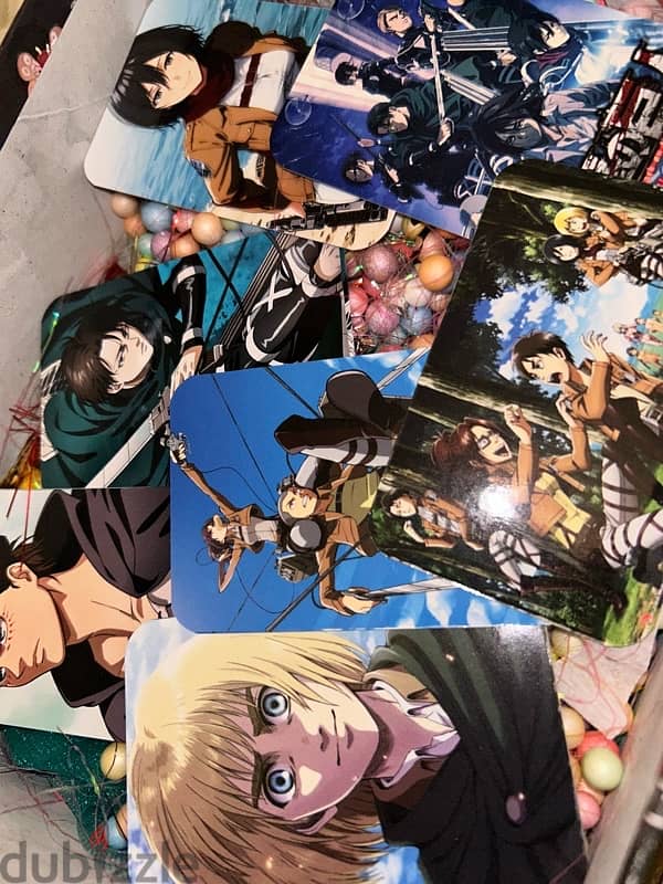 attack on titans photocards هجوم العملاقه فوتو كاردز 1