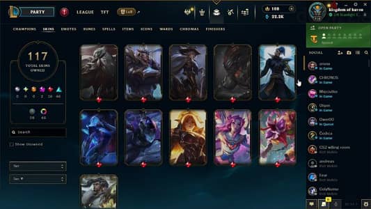 league of legends account for sale