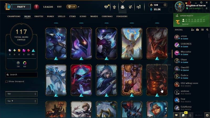 league of legends account for sale 1