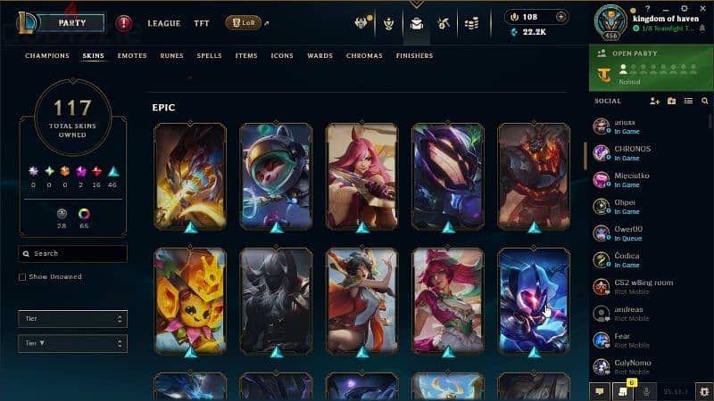 league of legends account for sale 2