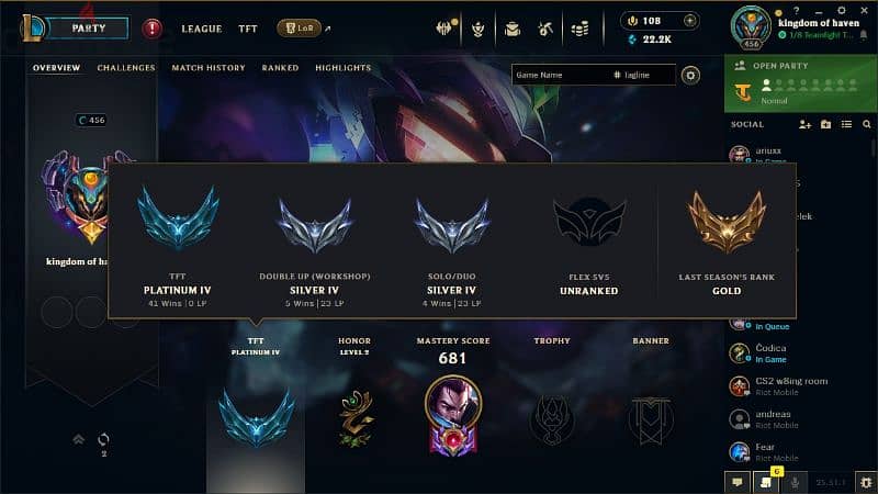 league of legends account for sale 3