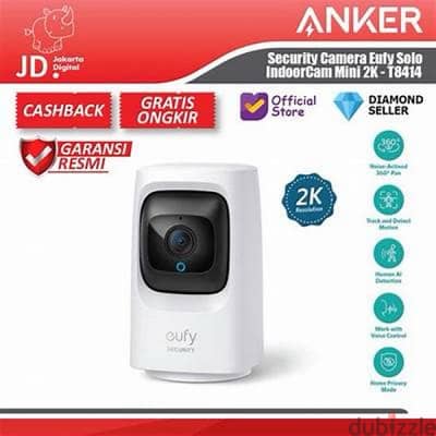 ANKER Eufy T8414 2K Indoor Mini Security Camera