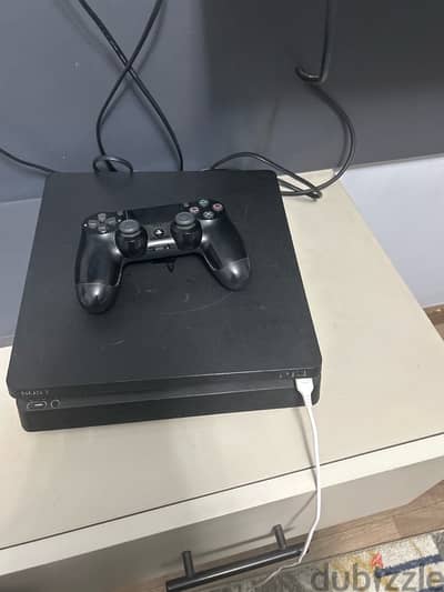 ps4 slim with a controller