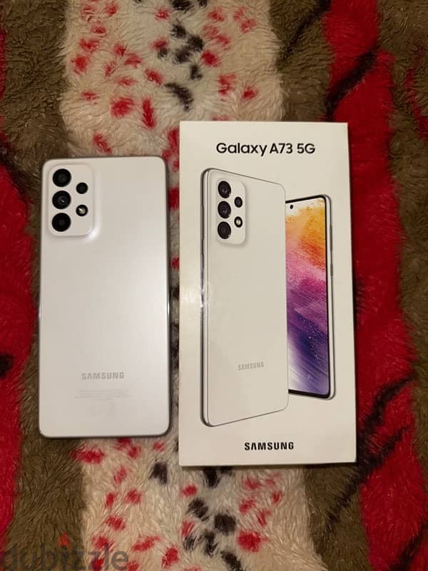 Samsung galaxy A73 5g white 0