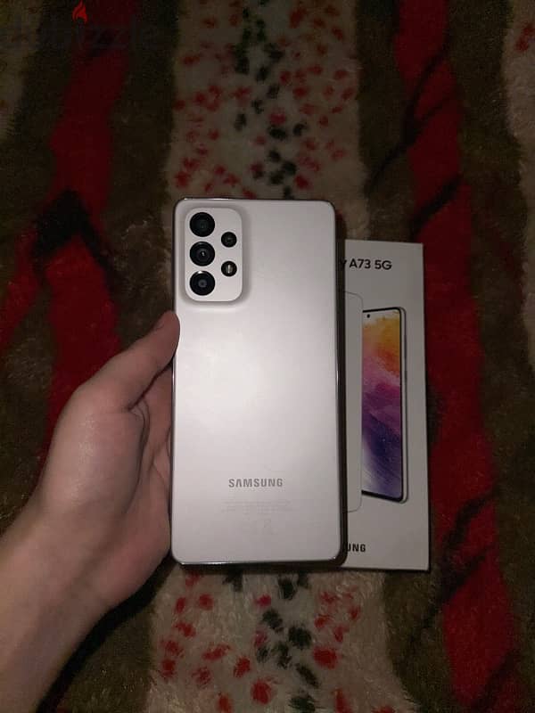 Samsung galaxy A73 5g white 4