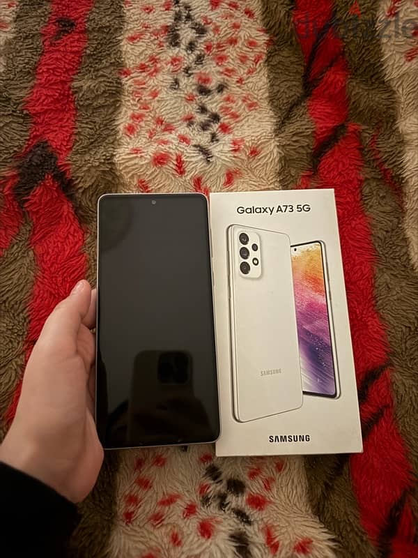 Samsung galaxy A73 5g white 5