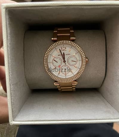 michael kors rose gold watch