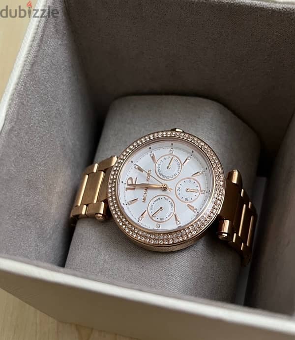 michael kors rose gold watch 1