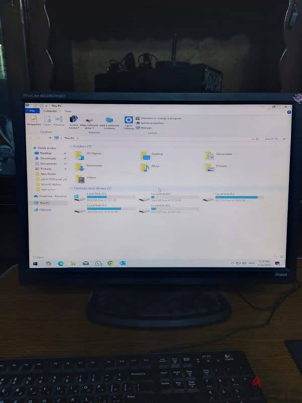 شاشة كمبيوتر 23 بوصة 0