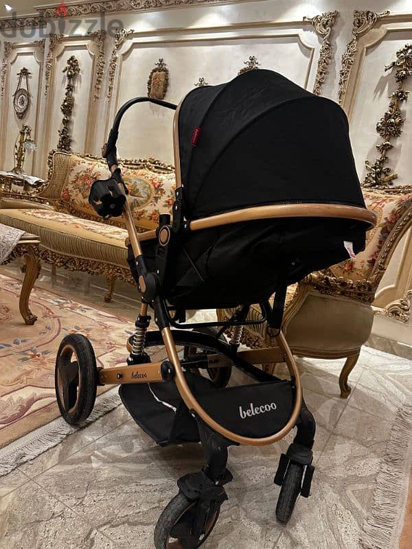 Like-New belecoo baby stroller مشاية بيليكو كالجديدة 4