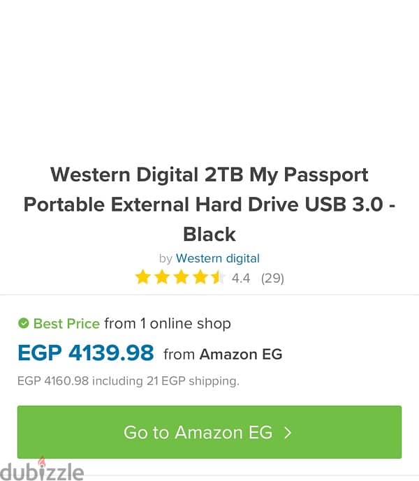 Western Digital external HDD USB 3.0 2TB capacity sealed 2