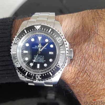 Rolex  Deep sea dweller bleu mirror 0riginal whatsapp 01142249766