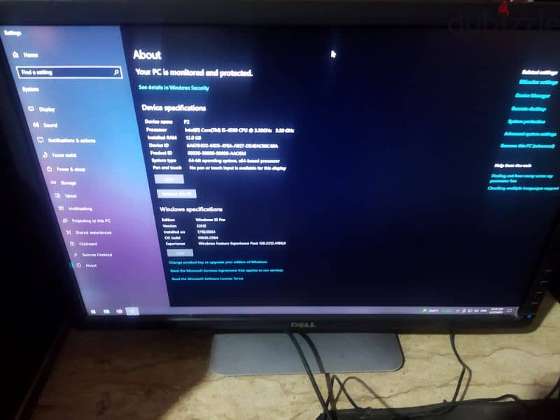 dell9020 بكرت RX570 4GB وشاشة ديل 22 بوصة 5