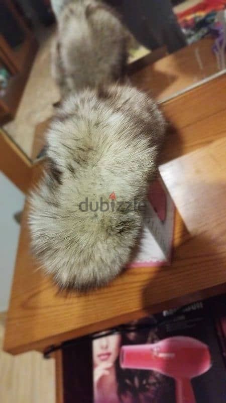 Real fur hat 3