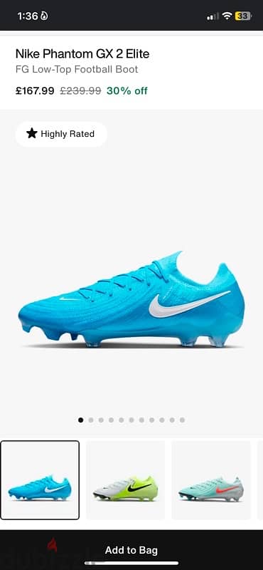 shoes football Nike phantom Gx 2 8