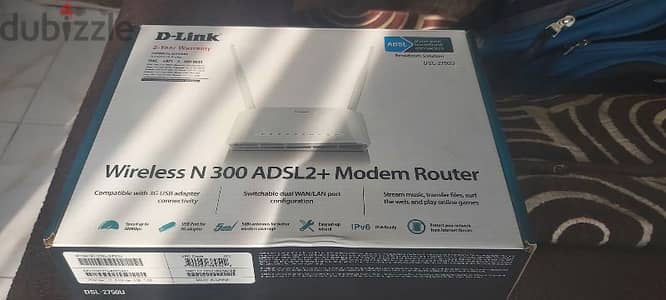 D-Link router راوتر دي لينك استخدام خفيف كالجديد