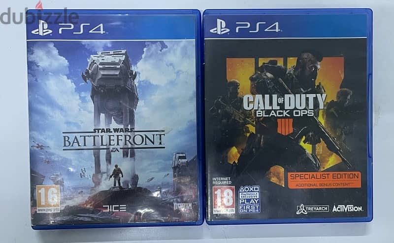 cod :black ops 4 و battlefront 0