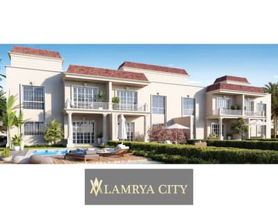 Townhouse 392 m for sale in Zahya New Mansoura directly on the sea with a 5% down payment.