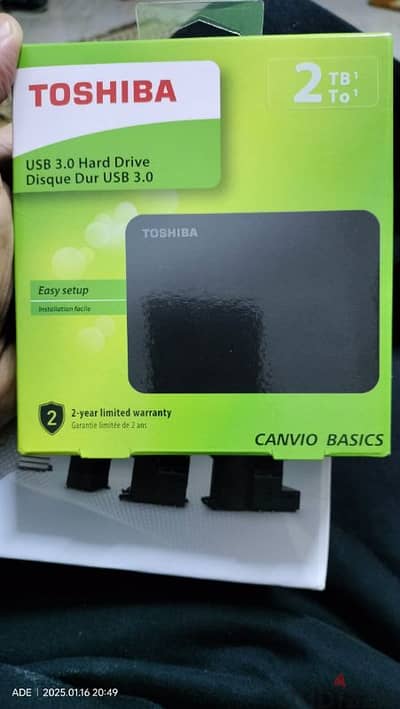 Toshiba External HD 2TB هارد ديسك خارجي 2 تيرا بايت