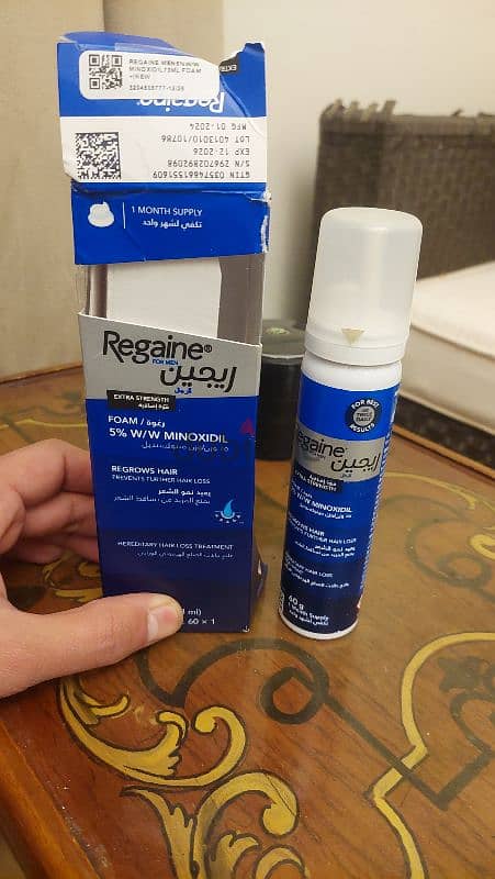 minoxidil regaine foam 5 1