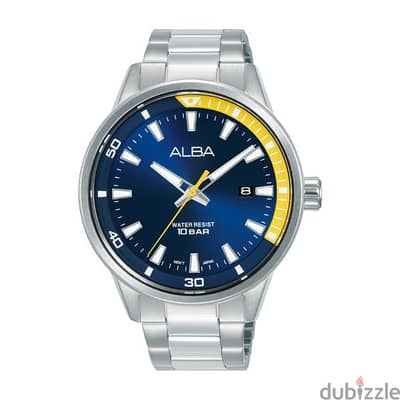 Alba Men's Hand Watch Stainless Steel Water Resistance 10 BAR New