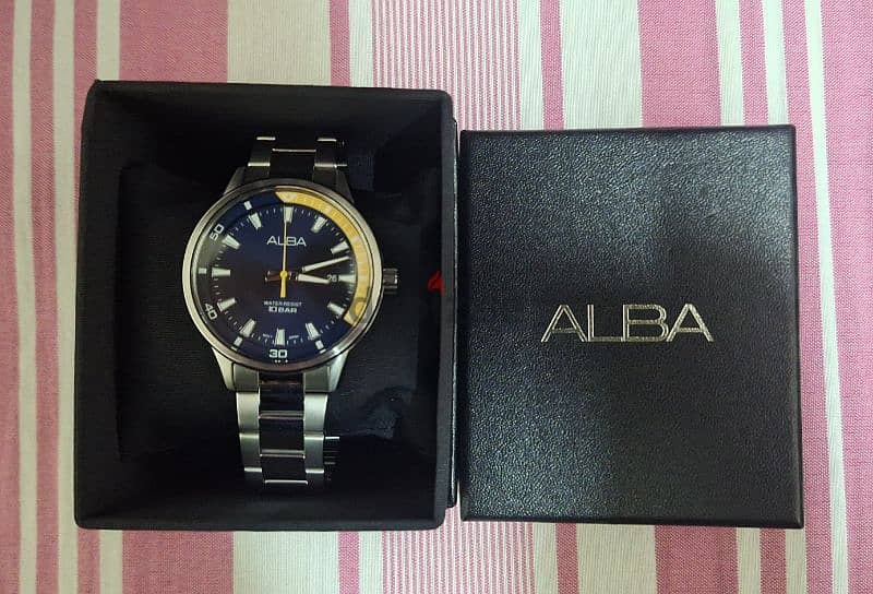 Alba Men's Hand Watch Stainless Steel Water Resistance 10 BAR New 1