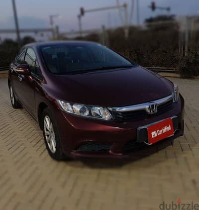 Honda Civic High Line 2013 فابريكه بالكامل