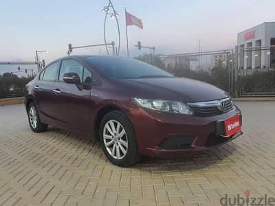 Honda Civic High Line 2013  فابريكه بالكامل هوندا كايروفيستيفال