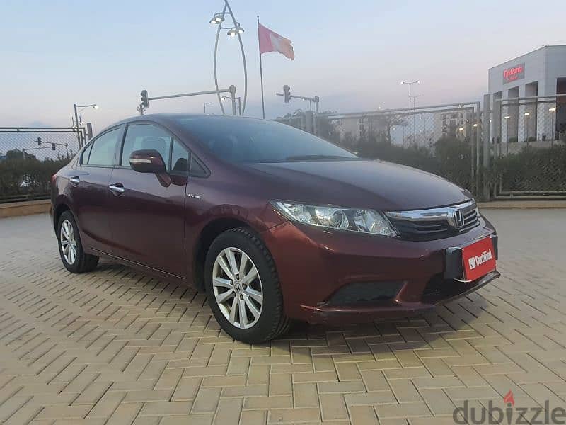 Honda Civic High Line 2013  فابريكه بالكامل هوندا كايروفيستيفال 0