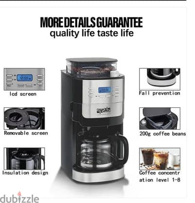 DSP- Coffe machine 2in 1 with coffee grinder