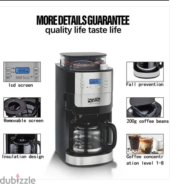 DSP- Coffe machine 2in 1 with coffee grinder 0