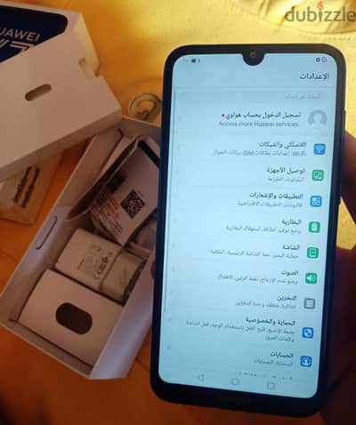 كسر كسر الزيرو حرفياً جديد متفتحش نهائي Huawei Y7 Prime بالضمان