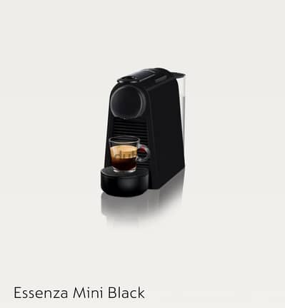 Nespresso essenza mini black coffee machine