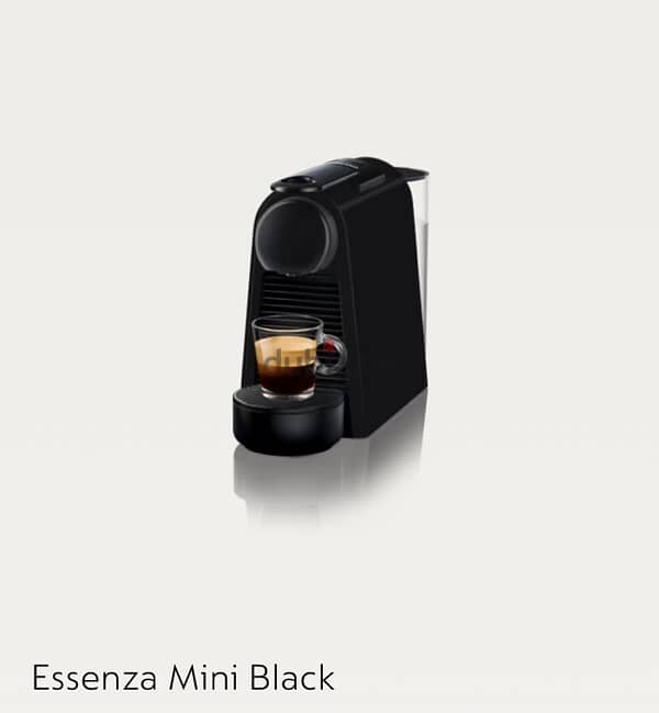 Nespresso essenza mini black coffee machine 0