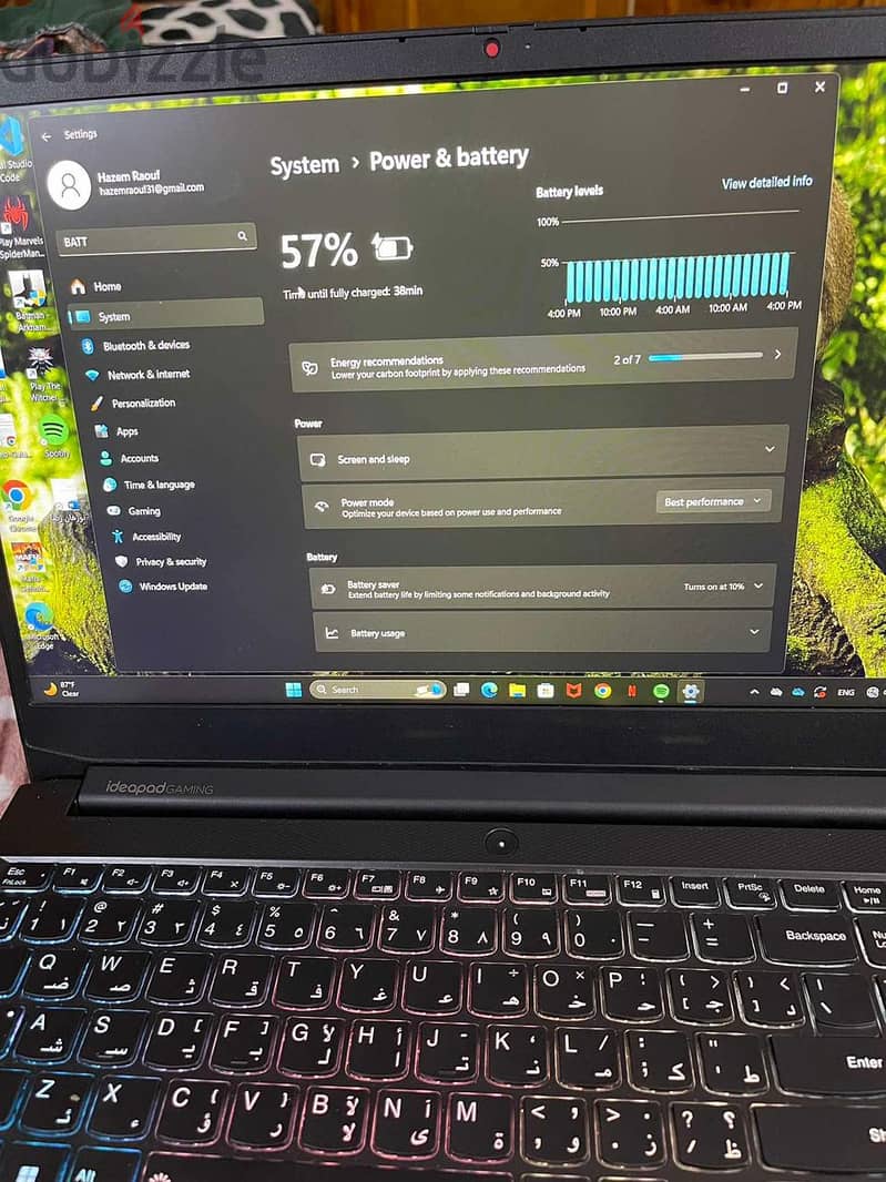 lenovo ideapad gaming 3 ryzen 7 rtx 3060 وارد الخليج 4