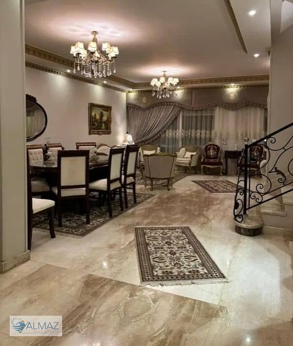 Townhouse for rent with kitchen and air conditioning in Al Diyar Park Compound in the First Settlement 0