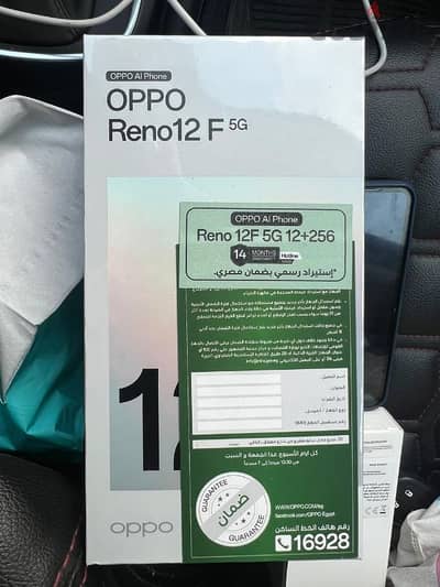 OPPO reno 12f 5G 12/256 new متبرشم