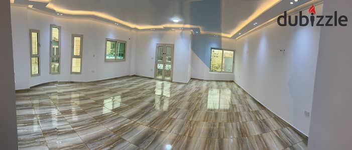 Apartment for rent in Al Narges Villas near Capital School and one minute from the southern ninetieth street next to services and transportation