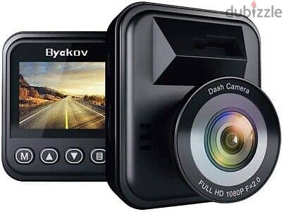 Byakov Dash Cam, 1080P Dash Camera for Cars with 170° Wide Angle, Car