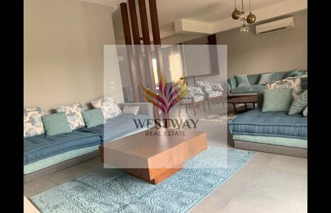 تاون هاوس للايجار مفروش مودرن كمبوند جرينز بقلب الشيخ زايد Townhouse for rent, furnished, modern, Greens Compound, in the heart of Sheikh Zayed