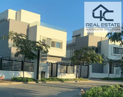 Modern twin house for sale, 285 sqm, 4 rooms, receipt 2025, view direct, on Landscape, with the lowest down payment and the best payment plan