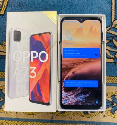 Oppo A73 GB 128 ram 8 zero