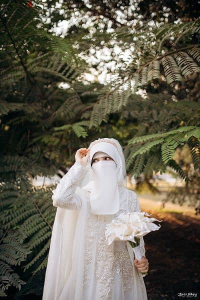 wedding dress with flower and crown 6