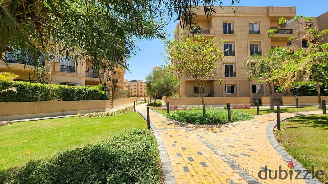 Own and move in immediately at a great price! An apartment with a garden in Sheikh Zayed, behind the Sporting Club, available for installment payments 0