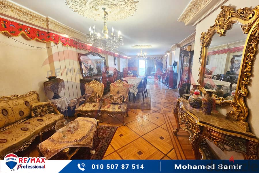 Apartment for rent furnished 240 m Gleem (Mostafa Fahmy St. ) - Brand Building 0