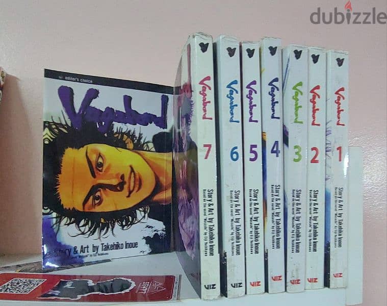 vagabond manga comic (black and white) volumes 1-8 1