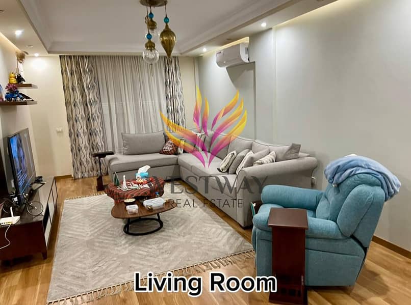 فيلا للايجار مفروشه مودرن كمبوند زايد ديونز بجواز مول ذا جيت الشيخ زايد Modern furnished villa for rent in Zayed Dunes Compound, next to The Gate Mall 0