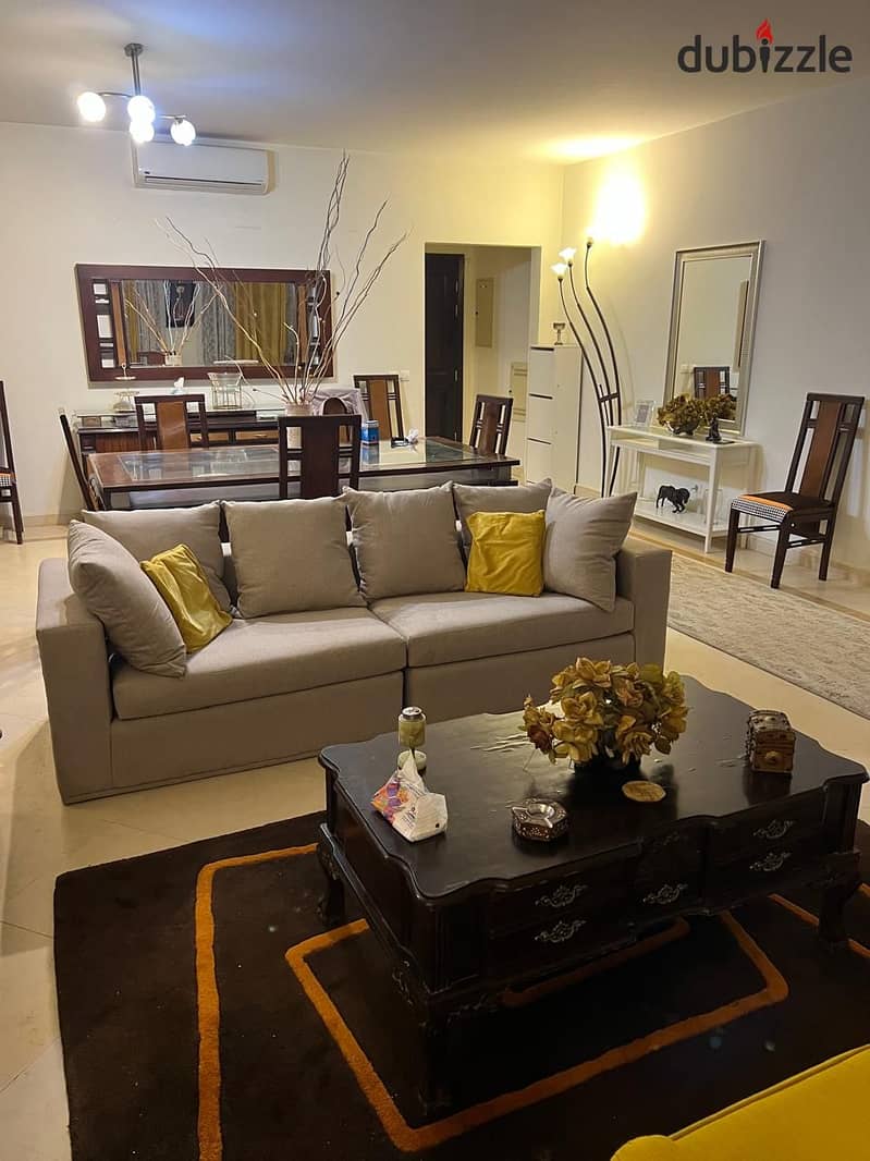 Furnished apartment with garden 3 rooms rent in Mivida Emaar new cairo 0