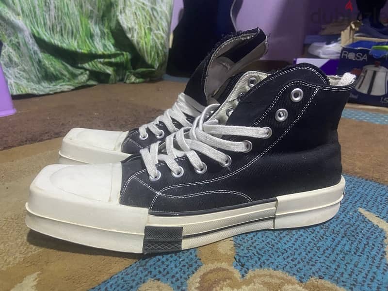 rick owens x converse size 44 drkshdw 3